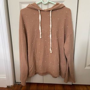Zara oversized pearl hoodie